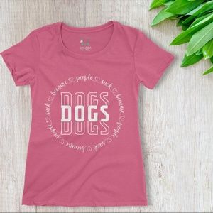 NEW Womens Black Pink Gray White Dogs Because People Suck Funny T Shirt …